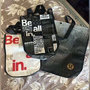 Lululemon set of 3 bags